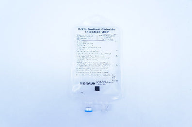 Braun S8004-5264 0.9% Sodium Chloride Injection USP 100mL Partial Fill in 150mL